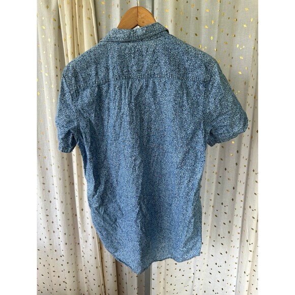 Quiksilver Men's Modern Fit 100% Cotton All Over Speckled Button Down Shirt S - Picture 3 of 8